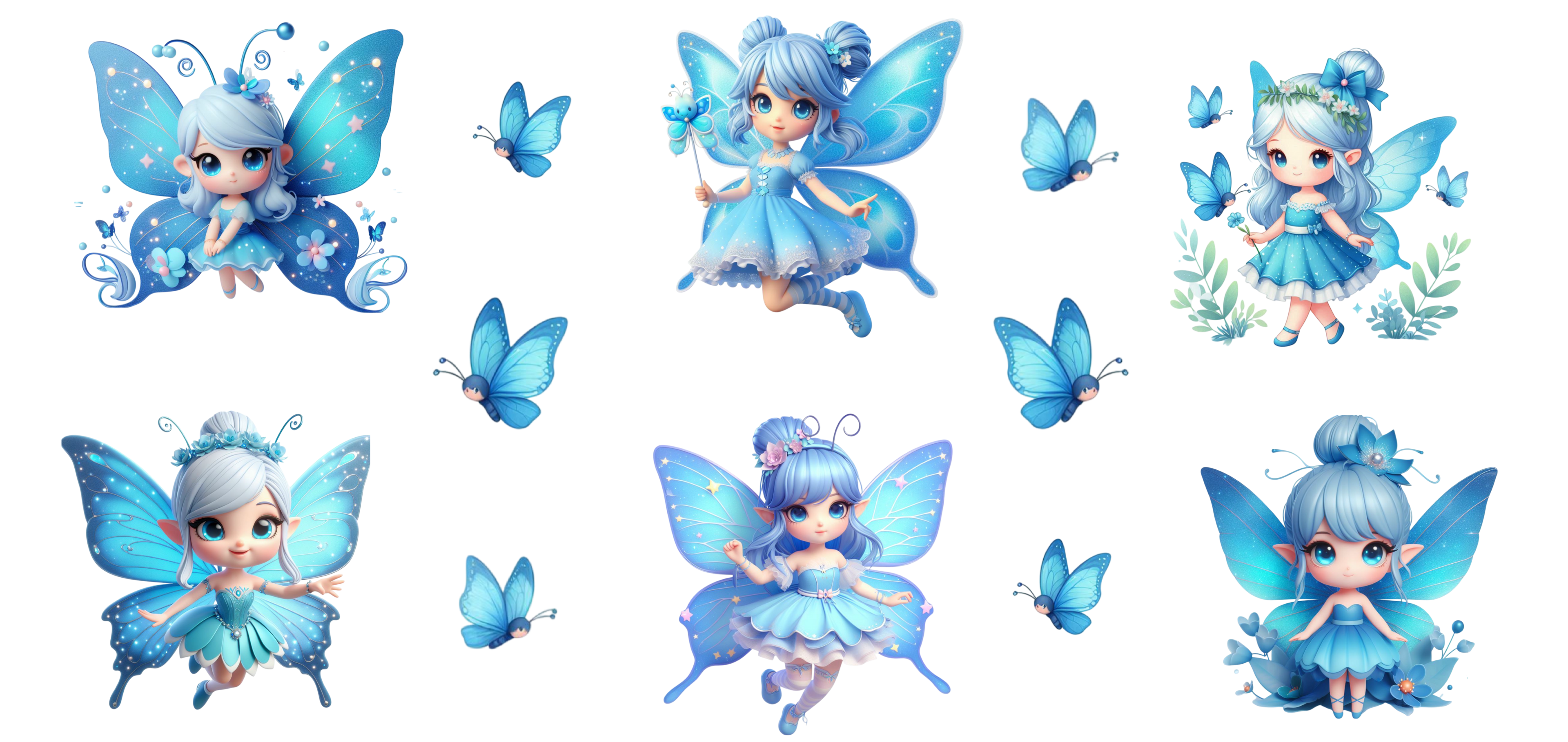 Butterfly UV DTF Stickers