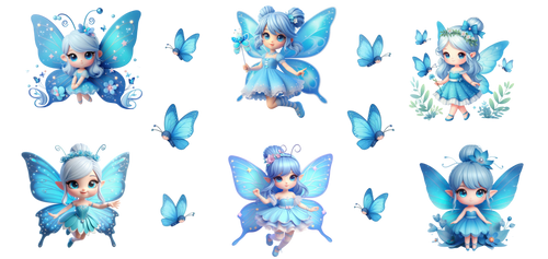 Butterfly UV DTF Stickers