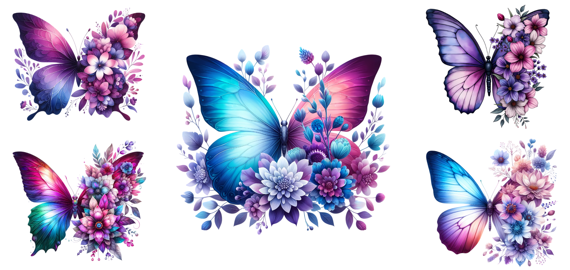 Butterfly UV DTF Stickers